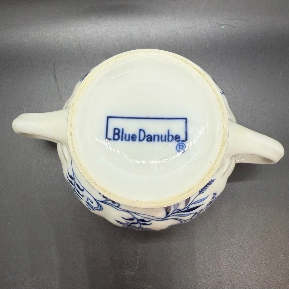Blue Danube Floral Sugar Bowl with Lid